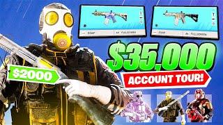 My $35000 R6 Account tour... Rare Skins Charms Headgears and Uniforms.