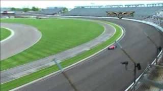 John Andretti crashes and Graham Rahal nearly hit him - Indy 500 2009