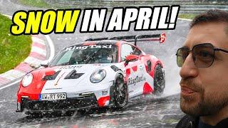 Nürburgring FROZEN & SHUT DOWN 21 April 2024