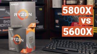 Ryzen 5 5600X Vs Ryzen 7 5800X Best Value Gaming & Streaming CPU?