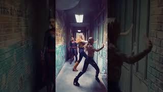 Javicia Leslie Meagan Tandy Camrus Johnson Nicole Kang dancing on the set of Batwoman