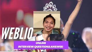 WEBLIOs Online Interview