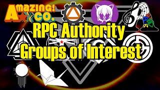 Groups of Interest of the RPC Authority explained  RPC Authority Lore