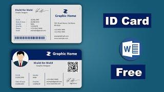 How to Create Vertical Employee ID Card in Microsoft Word