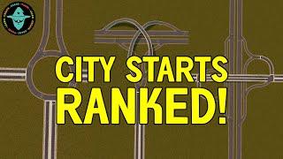 Best City Starts RANKED  -  How to start a city in Cities Skylines no mods required