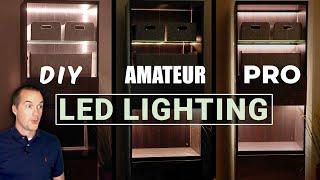 LED Strip Lighting Installs Beginner Intermediate and Expert Level