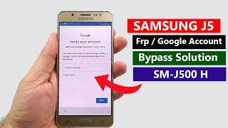 Samsung J5 Frp Bypass Samsung J5 google account bypass SM J500H Frp bypass