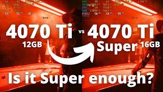 RTX 4070 Ti vs RTX 4070 Ti Super The Ultimate Comparison Newest games RT DLSS 3 and more