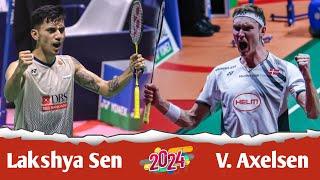 Badminton highlights 2024 I Lakshya Sen vs Viktor Axelsen
