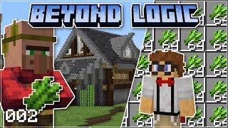 Villager Sugarcane Farm - Beyond Logic 2 #2 - Minecraft 1.18 Lets Play Survival