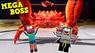  DEKU Vs 6 CANGREJOS MEGA BOSS de LOS CAMPOS DE BATALLA MÁS FUERTES ROBLOX Momentos Divertidos 