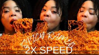 SPICY SPICY SAMYANG RAMEN  ASMR MUKBANG  satisfying sounds