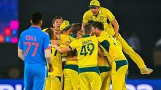 india vs australia winning moment indiaVS australia highlights australia winning #cricket