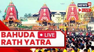 Rath Yatra LIVE  Puri Rath Yatra 2023 LIVE News  Lord Jagannaths Bahuda Rath Yatra LIVE  News18