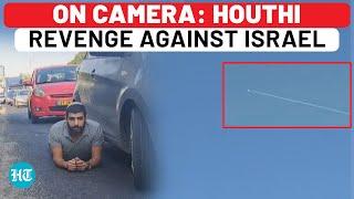 On Cam Houthi Missiles Fly Towards Israel After IDF Attack On Yemen Israelis Panic In Eilat