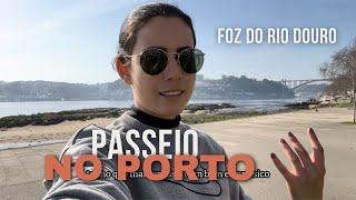 FIZ UM PASSEIO NO PORTO EM PORTUGAL  FOZ DO RIO DOURO