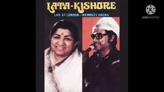 Shayad Meri Shaadi Ka Khayal - Kishore Kumar & Lata Mangeshkar Live At London - Wembley Arena 1983