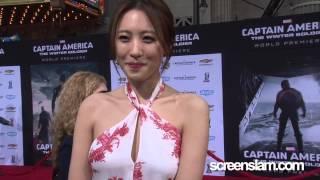 Captain America The Winter Soldier Exclusive Premiere with Soo-hyun Kim  ScreenSlam