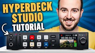 Blackmagic Hyperdeck Studio Video Playback Tutorial