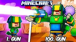 Hardcore Minecraftta BRAWL STARS LEON Olarak 100 Gün Geçirmemin Hikayesi...