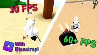 how to increase FPS on roblox and fix input lag - with bloxstrap for low end PC 60+ FPS