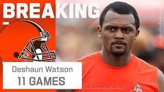 NFL NFLPA Reach Agreement on 11-Game Suspension for Deshaun Watson