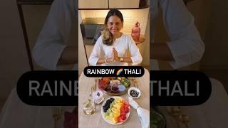 Rainbow  Challenge #prasika #lunchwithprasika #rainbow #gharguti No artificial colours used 