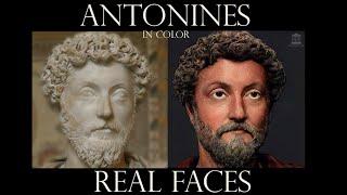 Emperors of Ancient Rome - Antonines - real faces