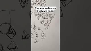 Nose and mouth - how to draw tips