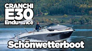 BOOTE TV - Cranchi E30 Endurance - Schönwetterboot mit komfortablem Cockpit