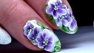 COLOR SPRING DESIGN OF NAILS FLOWERS  IDEAS OF MANICURE 2018