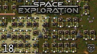 Bot-based make everything  Space Exploration Mods VOD 18  Modded Factorio