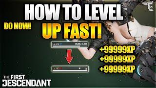*BEST* The First Descendant XP FARM Method for Leveling Up all Characters - Best XP GLITCH