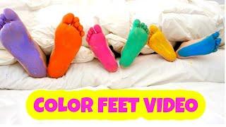 Color Feet Paint Song I KLS Nursery rhymes Kid songs