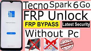 Tecno Spark 6 go KE5J Frp Bypass Unlock Android 10 11 Without pc New Trick 2023 100% Working