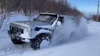 Nissan Patrol Swap BMW M57  300HP+  Off Road  Exhaust Sound  Limiter  Snow  Mud  Compilation