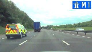 Driving in the UK - M1 Motorway Part 1