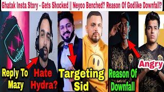 Jonathan Angry On Teammates  Danger Reply To Mazy  Ghatak Insta Story  Mayavi Reply To Sid