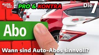 Auto-Abos Anbieter Fahrzeuge Kosten  auto motor und sport