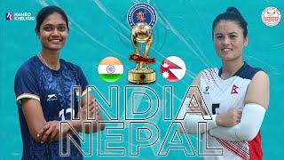 LIVE  India vs Nepal - Match 5  CAVA Womens Nations League 2024  भारत विरुद्ध नेपाल