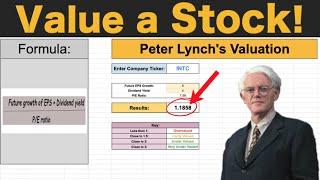 How Peter Lynch Values a Stock Peter Lynchs Valuation Tutorial