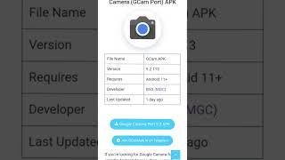 Get Latest GCam APK Google Camera for All Android Phones   #shorts #gcam #gcamlmc