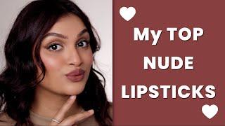 My Top NUDE LIPSTICKS  ️ Current Favourites ️ BeautiCo.