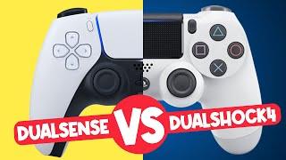 Dualsense vs Dualshock 4 PS4 VS PS5 Controller