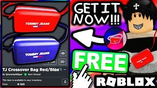FREE ACCESSORY HOW TO GET TJ Crossover Bag Red & Blue ROBLOX Tommy Play Event