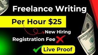 How To Start Freelance Writing  How To Make Money Online  Freelance Writing  Per Hour $25 To $50