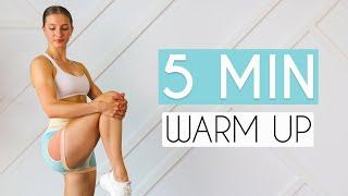 5 MIN WARM UP FOR AT HOME WORKOUTS No Jumping