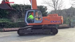 Used 2000 - FIAT-HITACHI EX355 for sale in Auction  Used tracked Excavator  equippo.com 