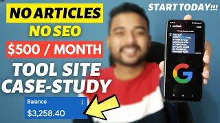 Earn $500 Monthly from Google with Tool Website No Content - No SEO  Earn Money Online in 2022