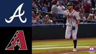 Braves Highlights vs The Diamondbacks  2023 MLB Highlights  6423